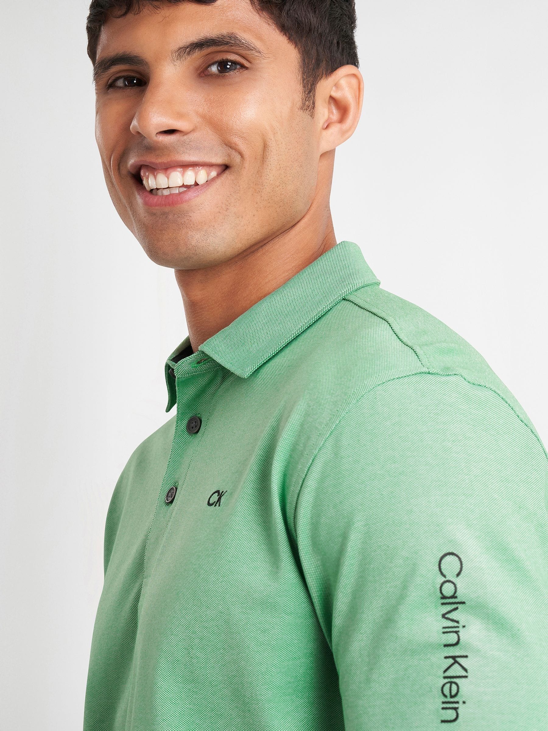 Groen - Calvin Klein Golf Uni poloshirt
