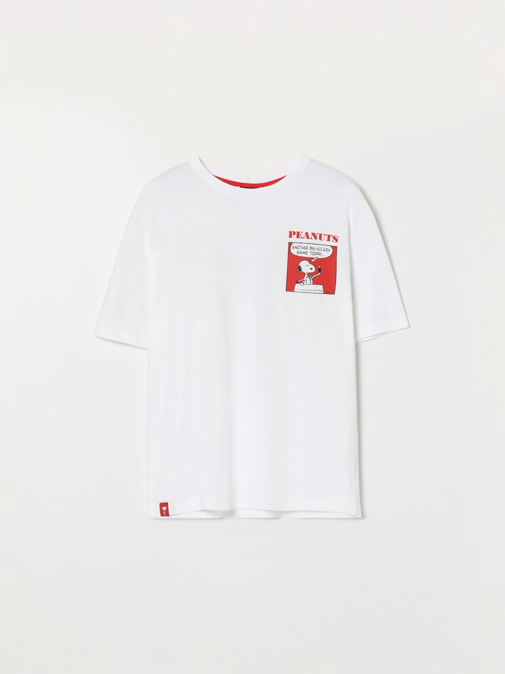 Camiseta estampada Snoopy Peanuts™ - Branca