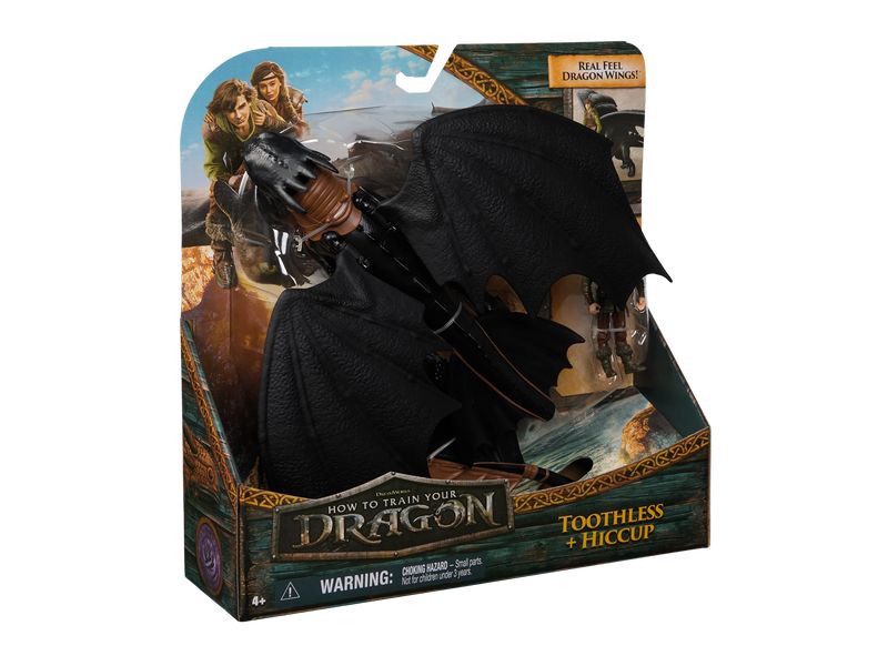 Spinmaster Spielzeugfigur Dragons Movie Ohnezahn und Hicks Spielzeugfigur