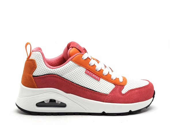 Skechers basses femme uno2much 177105 orange
