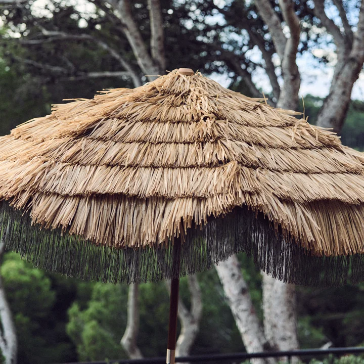 HKliving - Serengeti Sonnenschirm, Ø 192 cm, natur