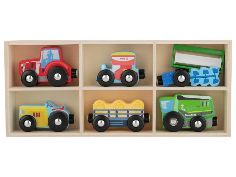 Houten speelgoed auto's