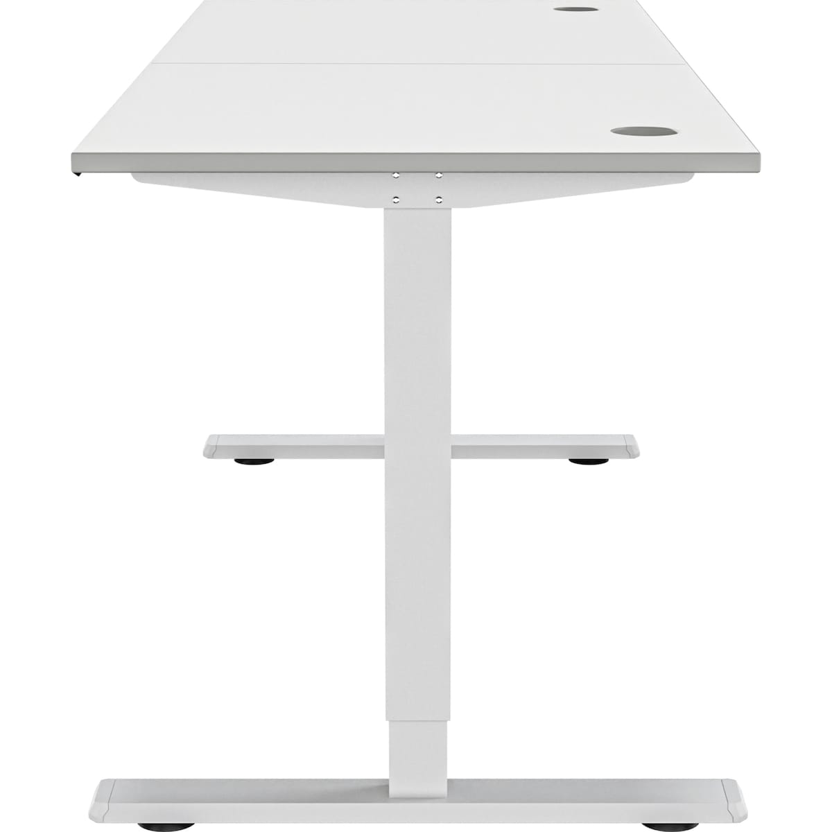 Piranha E-Base 140 høydejusterbart skrivebord (hvit)