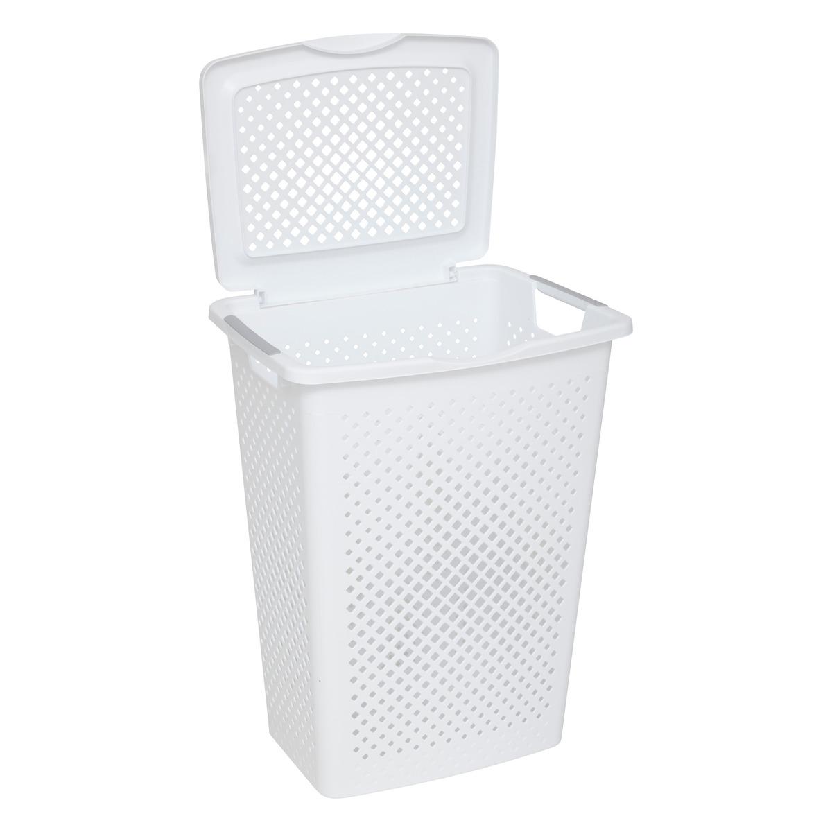 COFFRE A LINGE 55L BLANC
