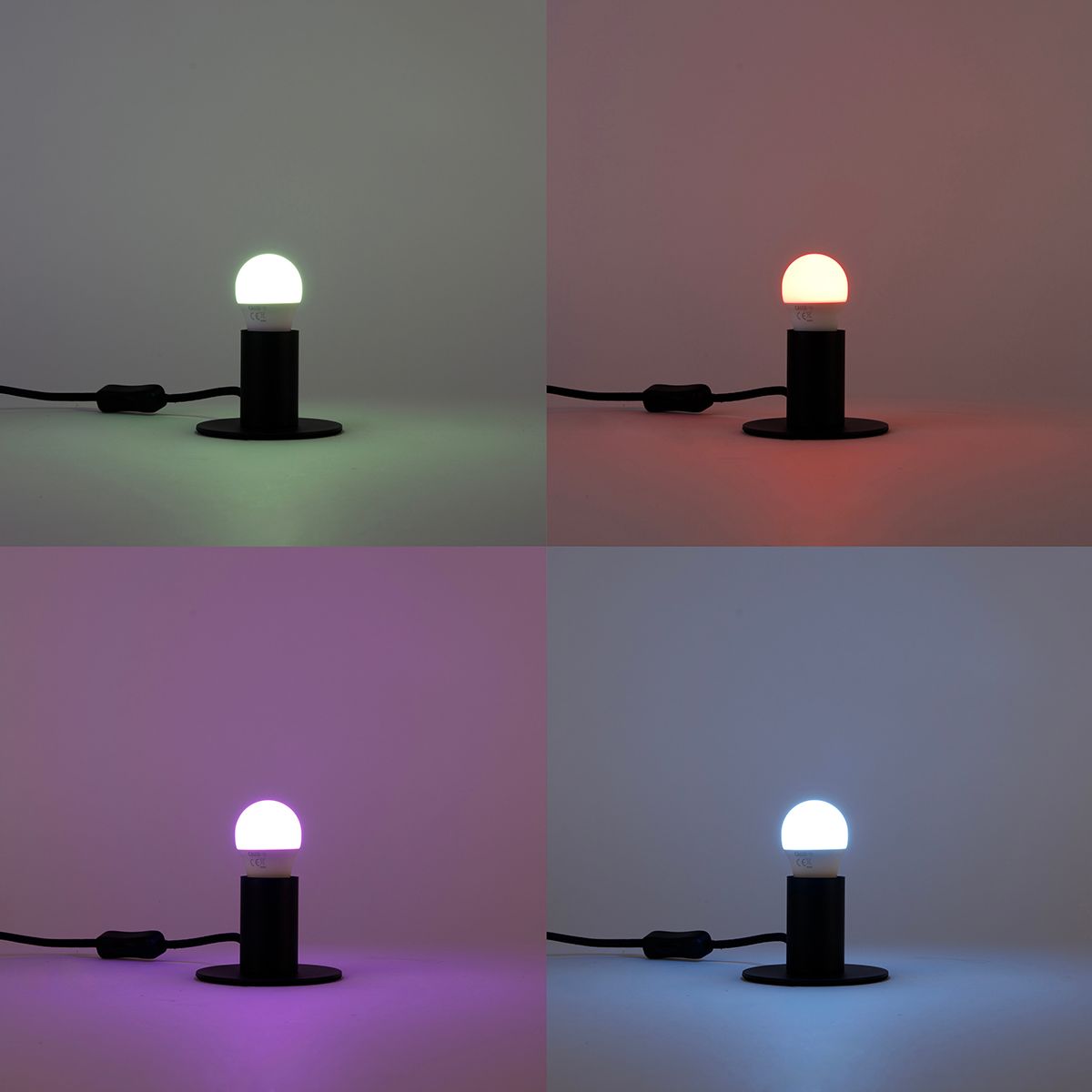 Smart E27 LED lamp P45 opaal glas 4,9W 470 lm 2200-4000K