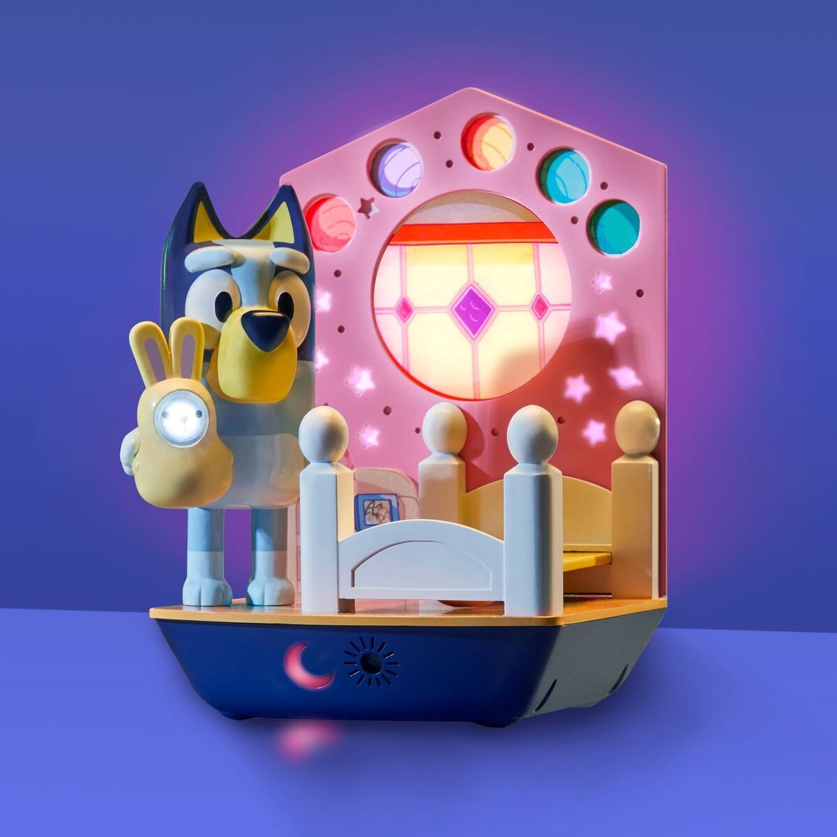 Goglow - Bluey 2-I-1 Natlampe Og Lommelygte - 14 CM