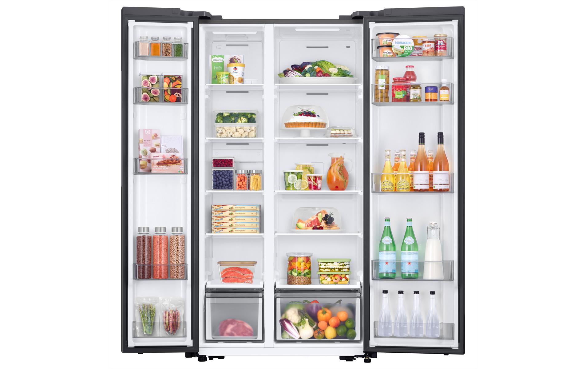 Foodcenter RS57DG400EM9 Silber<br>Side by Side Kühl- und Gefrierteil