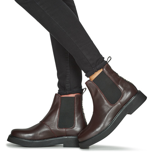 Tommy Jeans - TJW CHELSEA FLAT BOOT - Marron