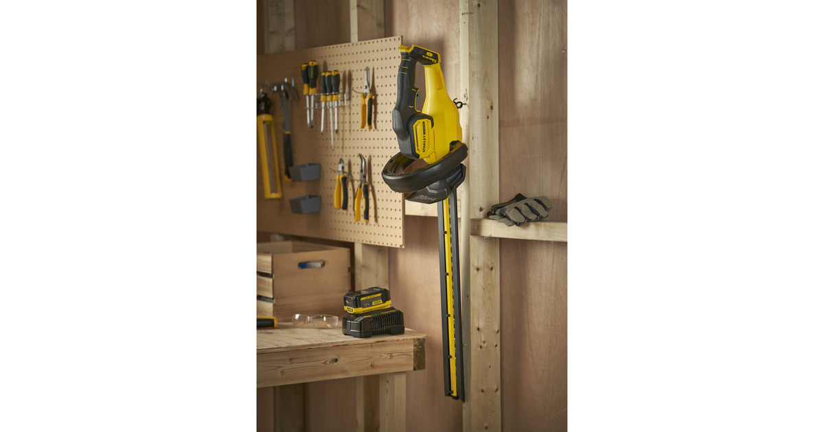 Stanley18V FATMAX V20 accu heggenschaar - 4Ah accu  (Geel/zwart, 55 cm, accu en oplader inbegrepen)