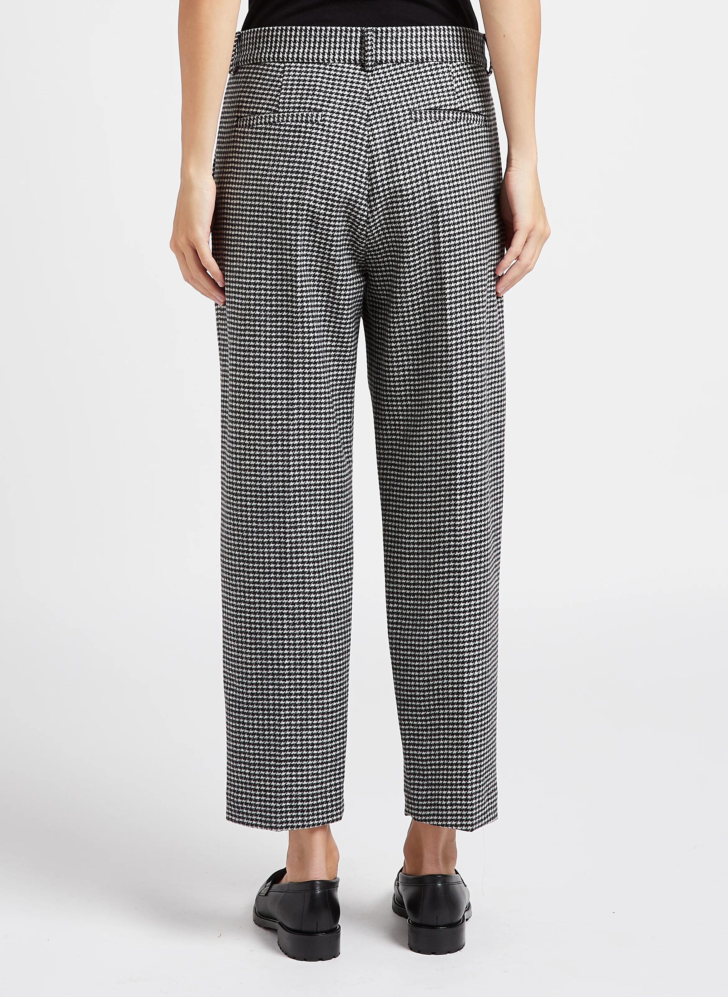 ANATOLE - Pantalon droit en laine mélangée | Gris