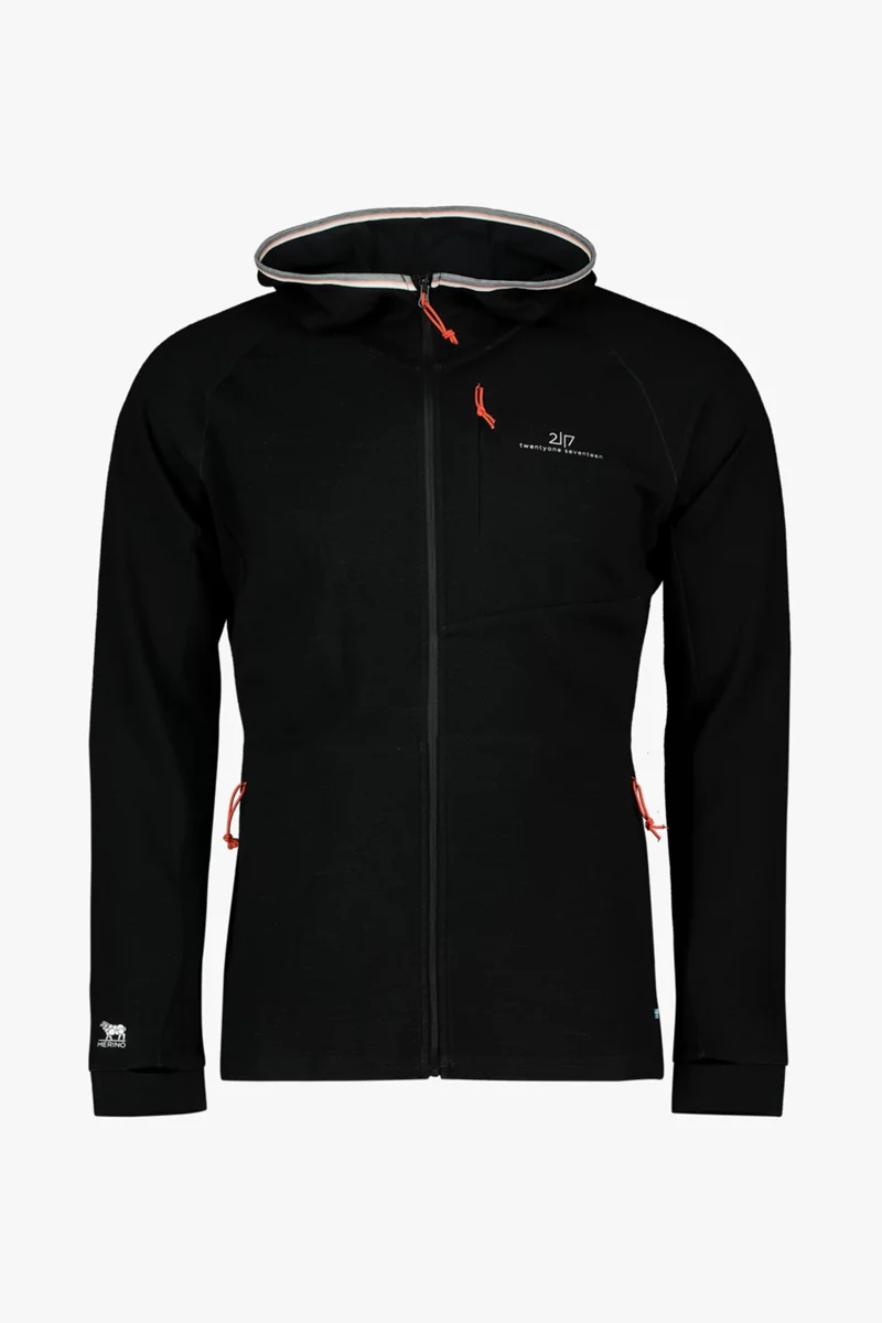 2117 OF SWEDEN Gasska Merino Hooded Herren Midlayer