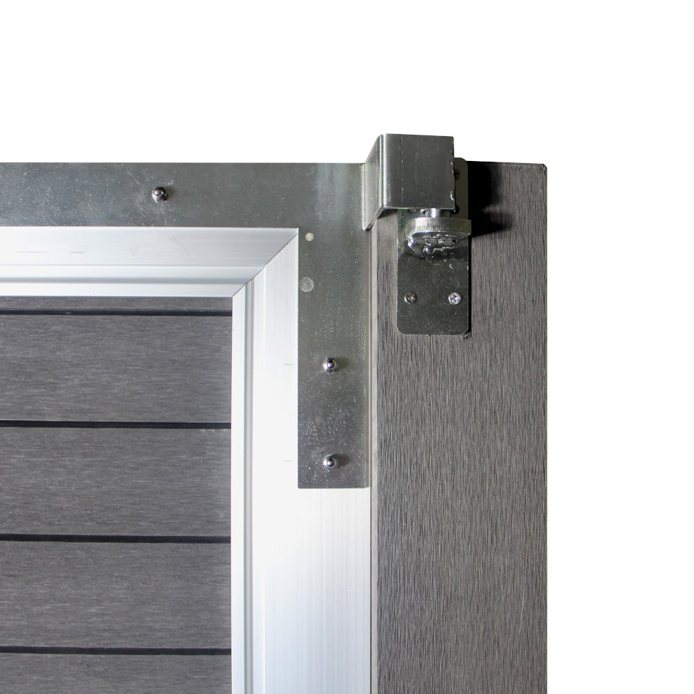 Home Deluxe - WPC Tuinpoort - CALLATOR - B x H: 90 x 180 cm, incl. accessoires | Tuinpoort Privacy Scherm Privacy Hek