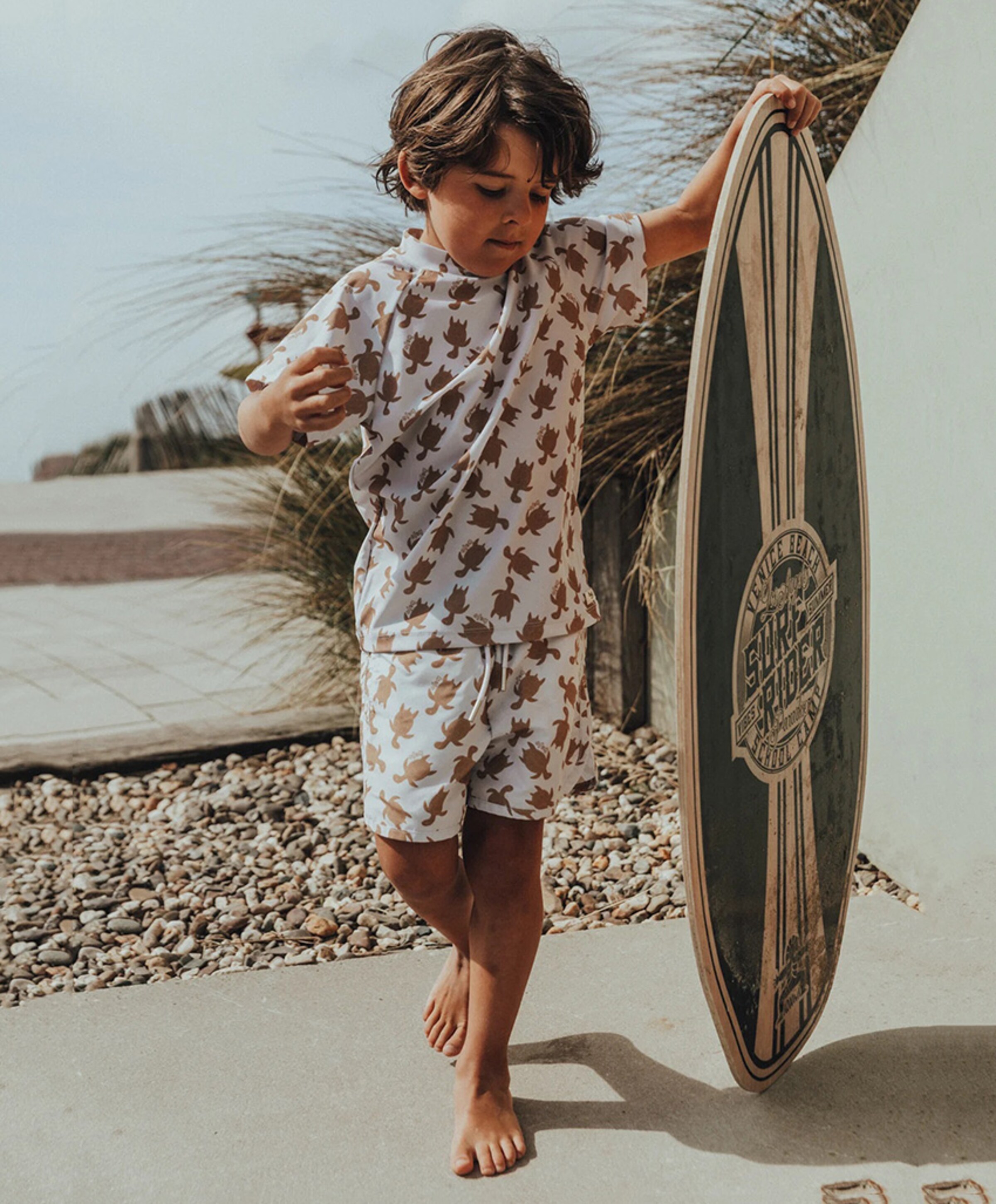 Baje Studio Bad & beach UV top blauw