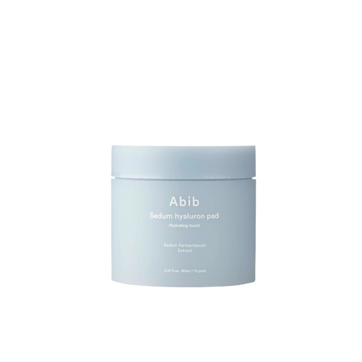 Abib Sedum Hyaluron Pad Hydrating Touch Feuchtigkeitsspendende Gesichtspads 75 Stück