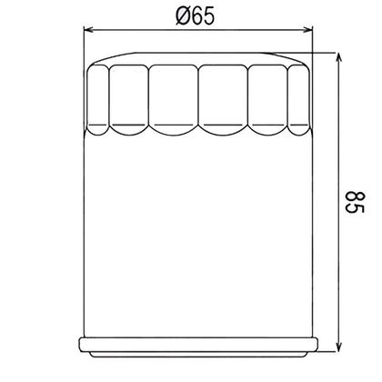 Filtre à huile HifloFiltro HF148 Type origine