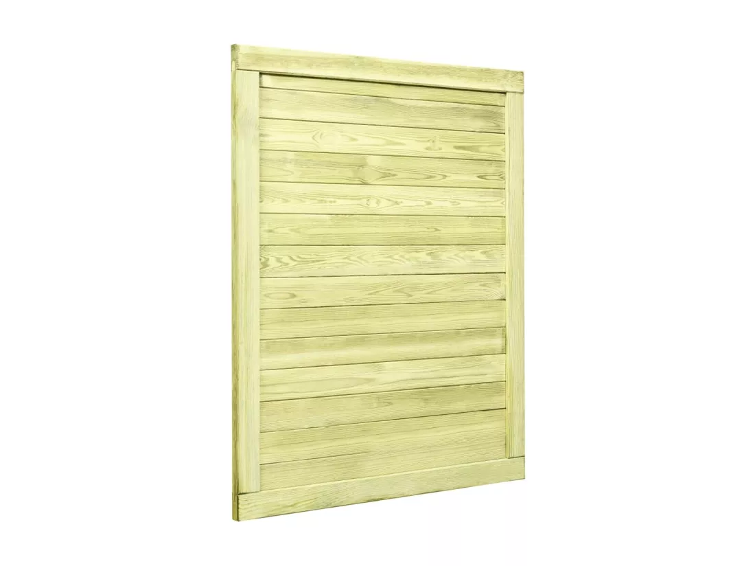 Portail de jardin Bois de pin imprégné 125x100 cm