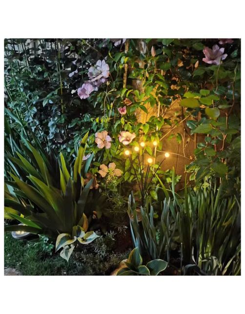 Lumineo Solar Tuinsteker Firefly 6 Lampjes - Tuinverlichting - 70 cm Warm Wit 6 led