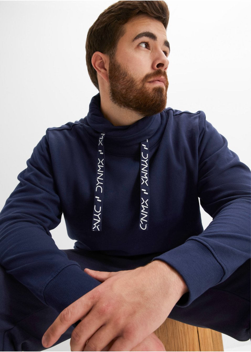Sweat-shirt avec détails sportifs en coton