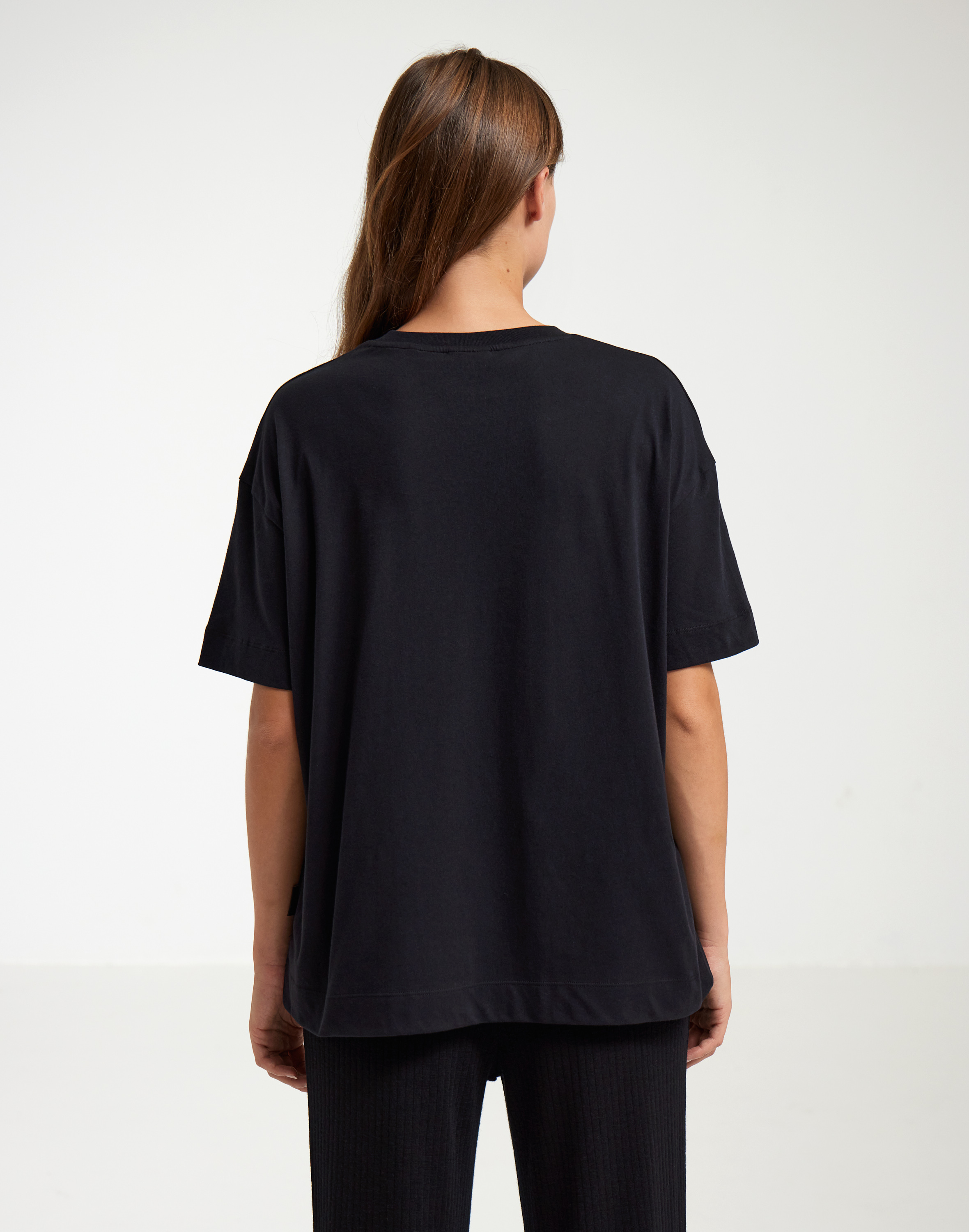 T-shirt met wijde pasvorm van katoen voor dames in Caca
