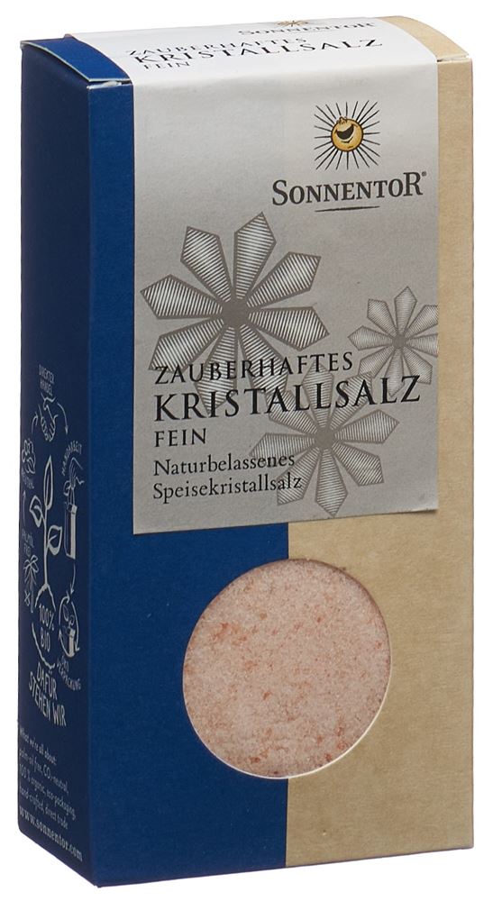 SONNENTOR Zauberhaftes Kristallsalz fein BIO 150 g