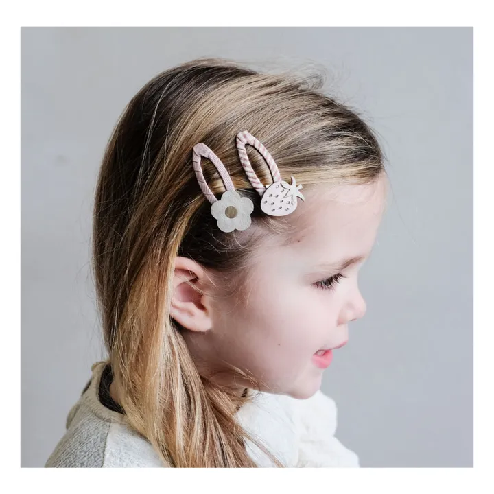 Mimi & Lula Lot 4 Barrettes Strawberry | Rouge