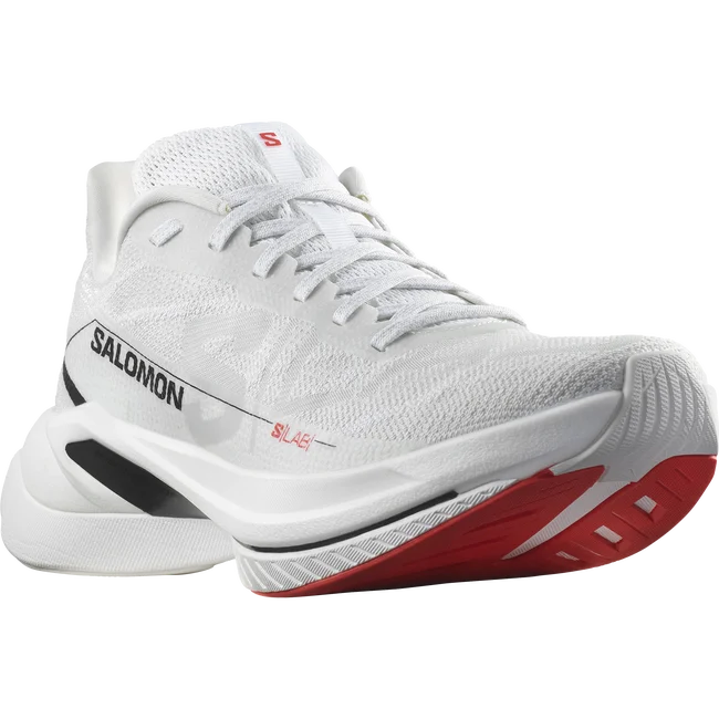 S/LAB SPECTUR  Laufschuhe Unisex White/FieryRed/Black
