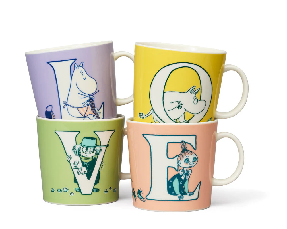 MOOMIN by Arabia  Mumi ABC alfabetkrus, L - 40 cl.