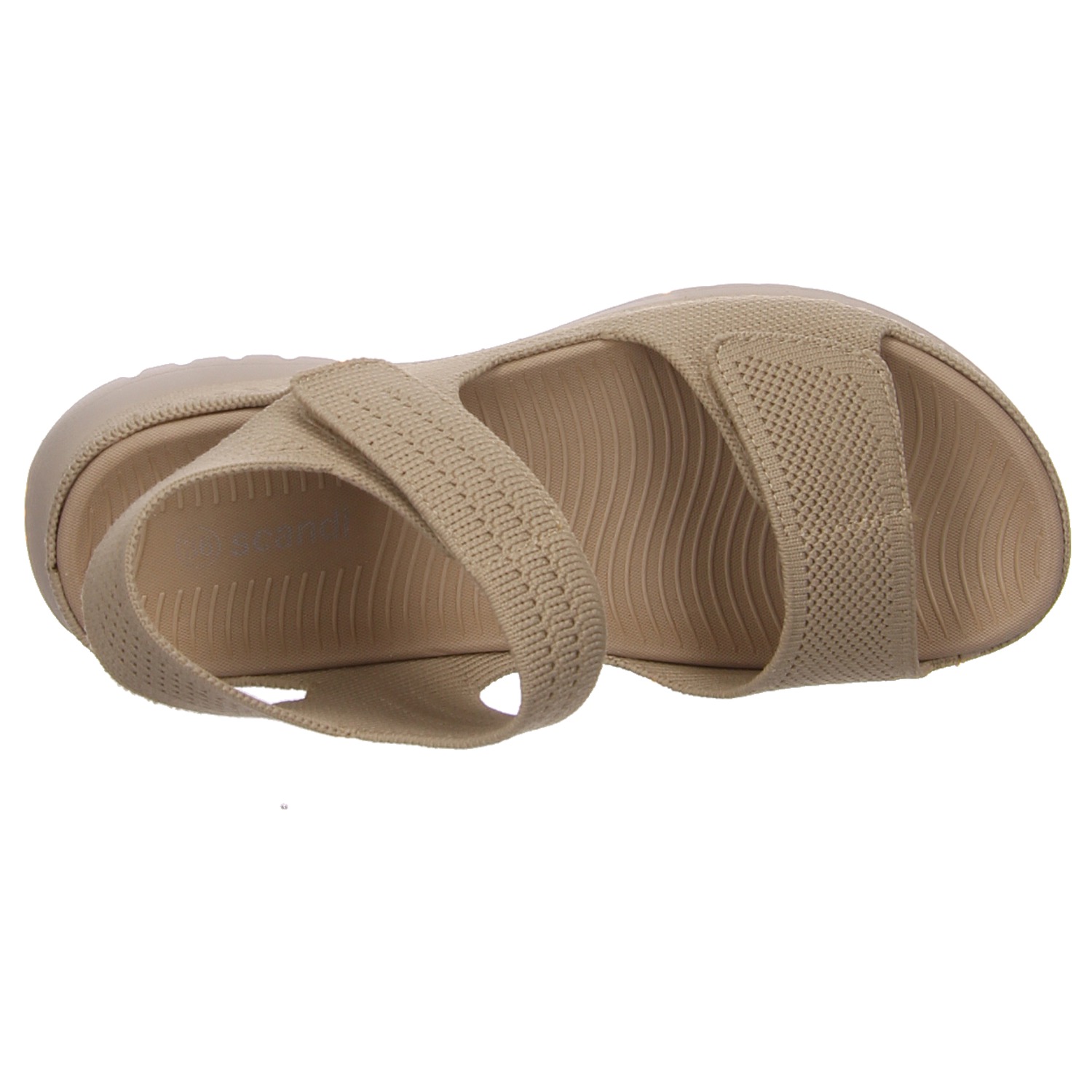 Scandi Damensandalette beige beige