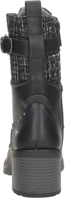 Mustang Veterschoenen Hak zwart