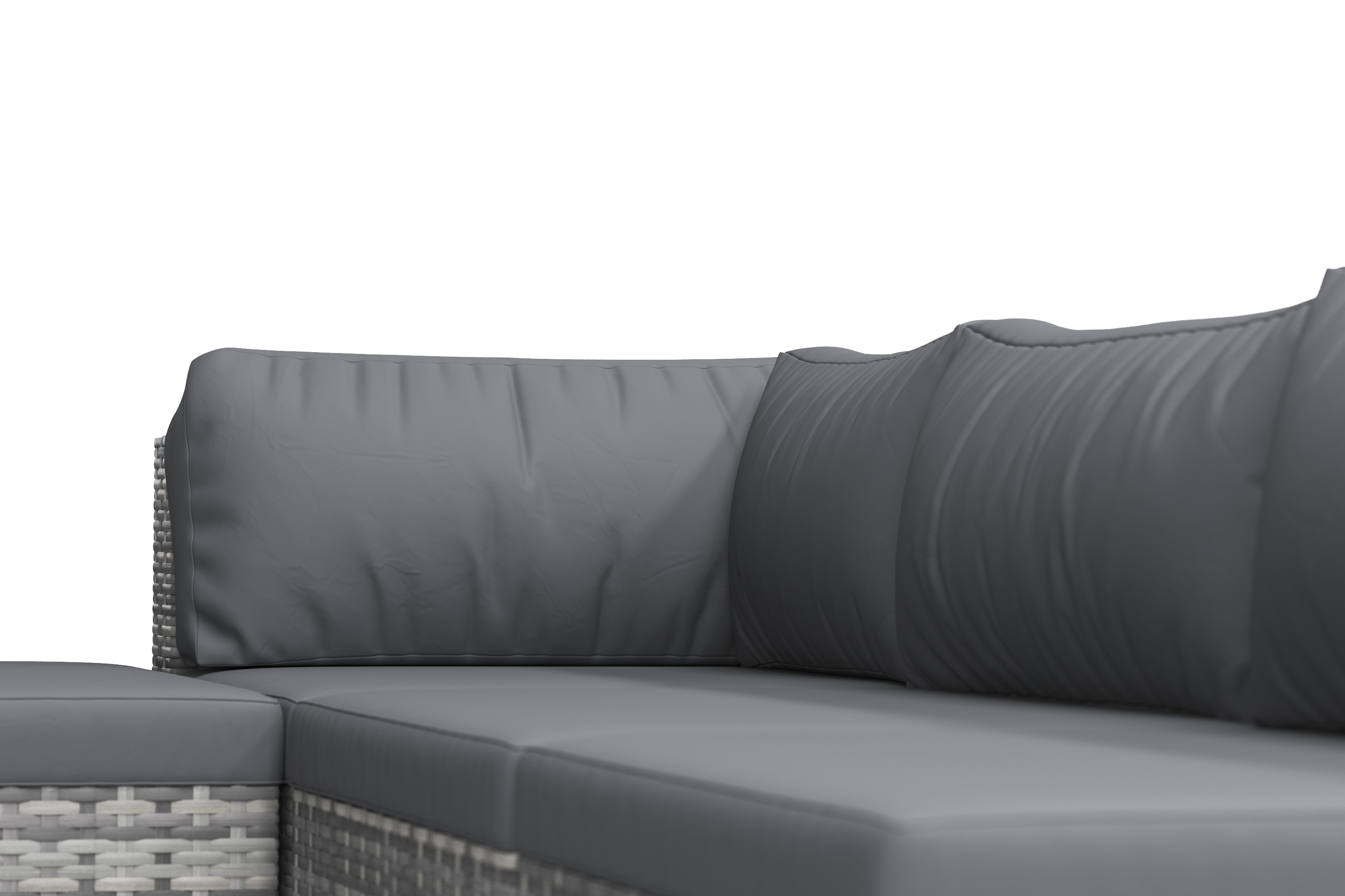 Rattanlounge NAXOS grau/anthrazit