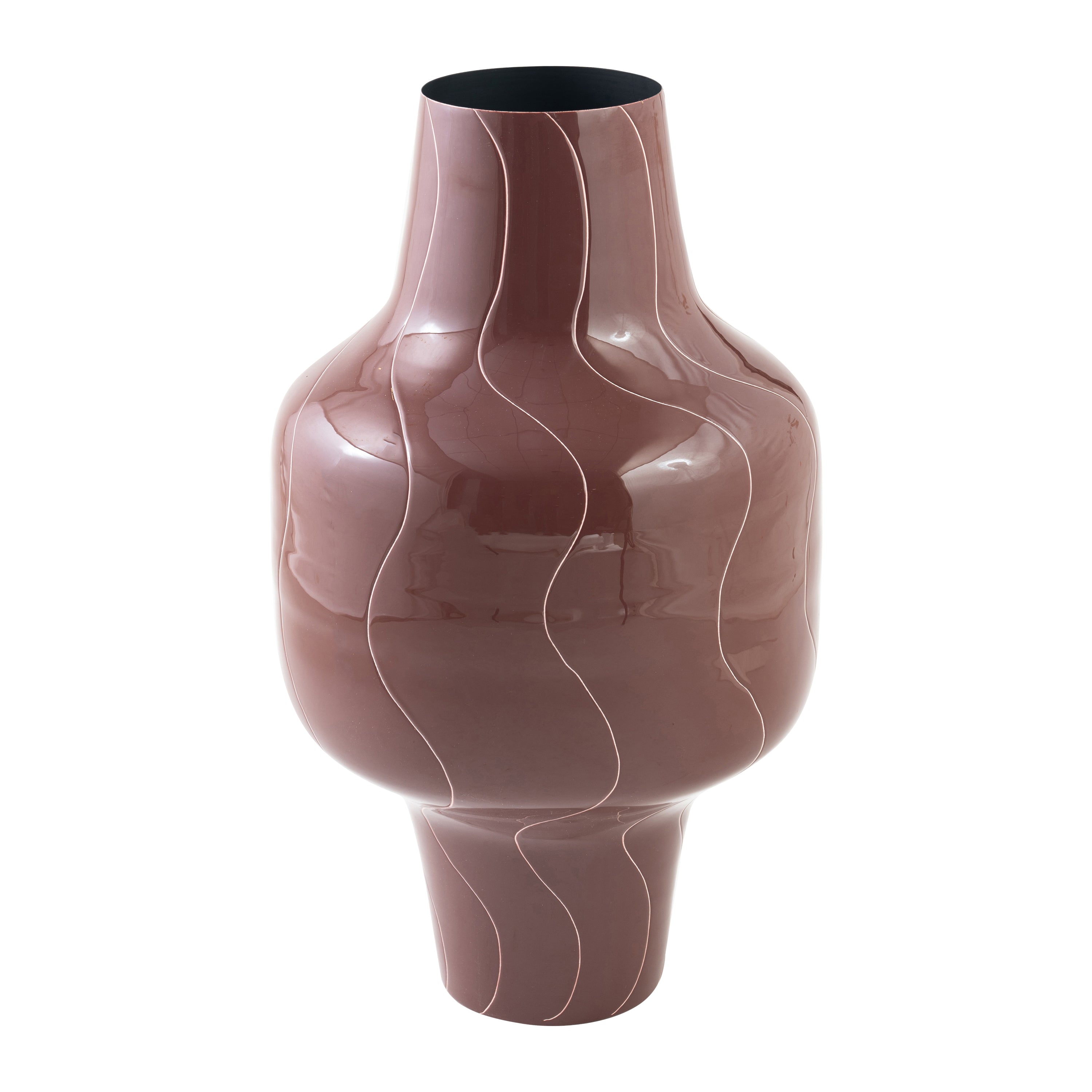 by fonQ Spire Vaas Ã 31 cm - Hot Chocolate