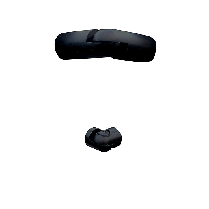 Kit d'angle de rampe d'escalier FORTIA noir