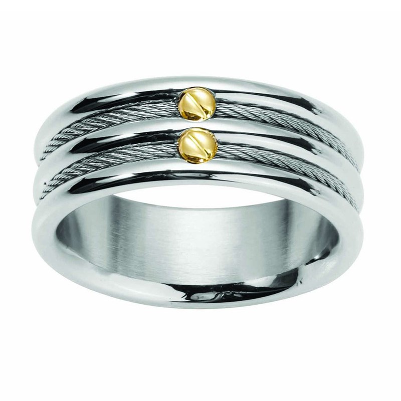 Bague Acier Phébus 14/0044