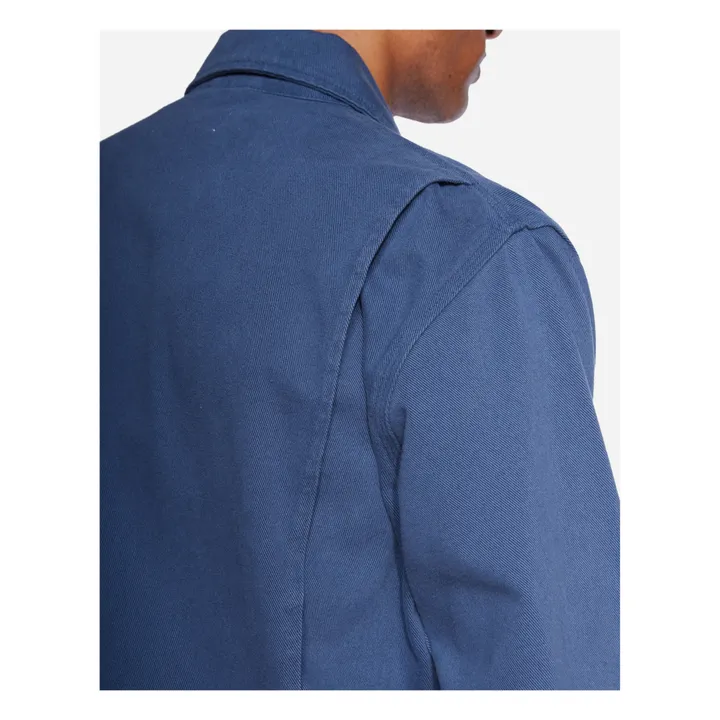 Olow Veste Hekinan Coton Bio | Bleu