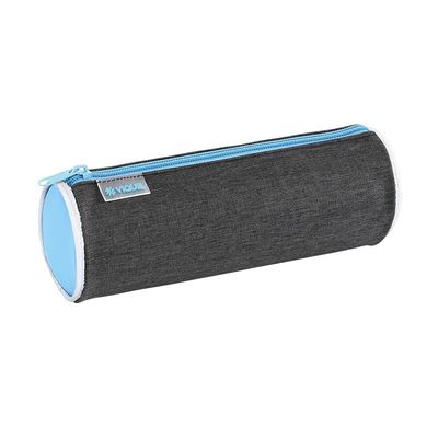 Trousse ronde Foggy - 1 compartiment - gris - Viquel