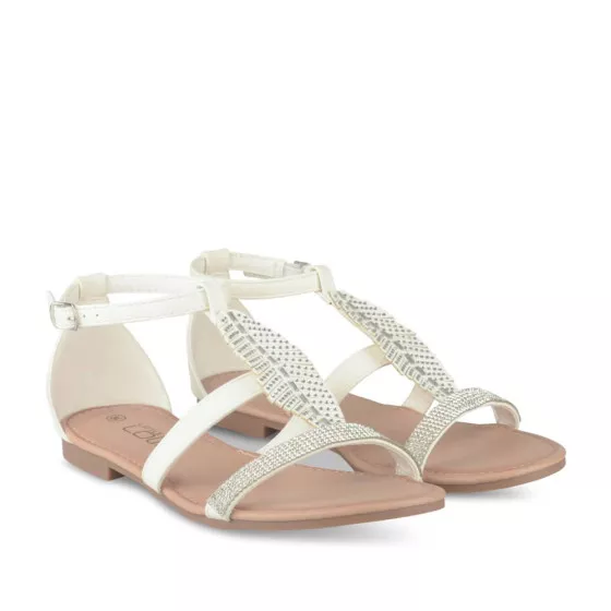 Sandales BLANC LITTLE LOLITA