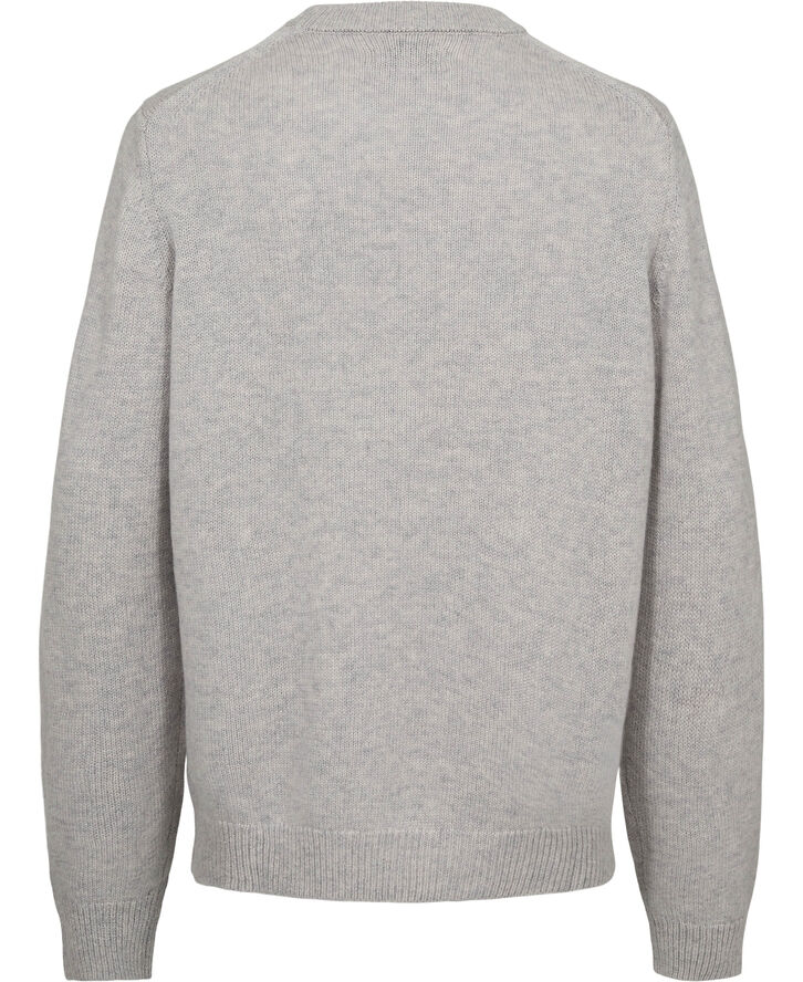 Magasin du Nord Collection Ethan 2 RWS Cashmere & Uldmix Light grey melange