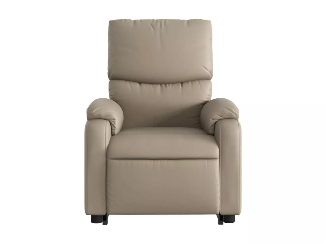 Fauteuil inclinable massant Cappuccino Similicuir