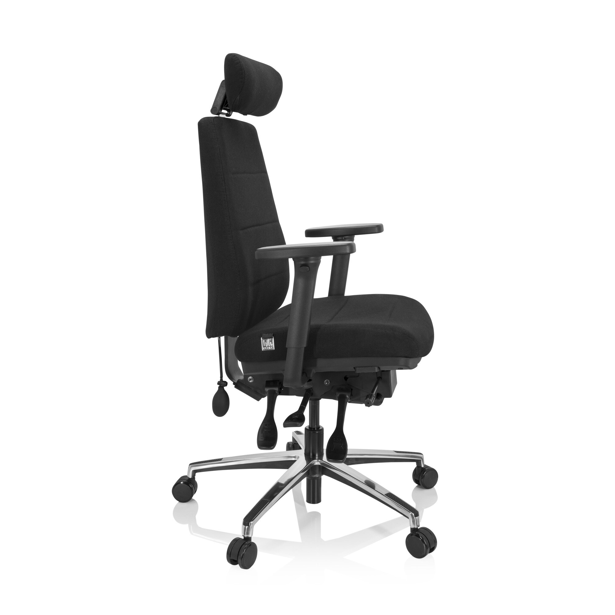 Profi Bürostuhl PHOENIX PRO I Stoff mit Armlehnen (höhenverstellbar) hjh OFFICE