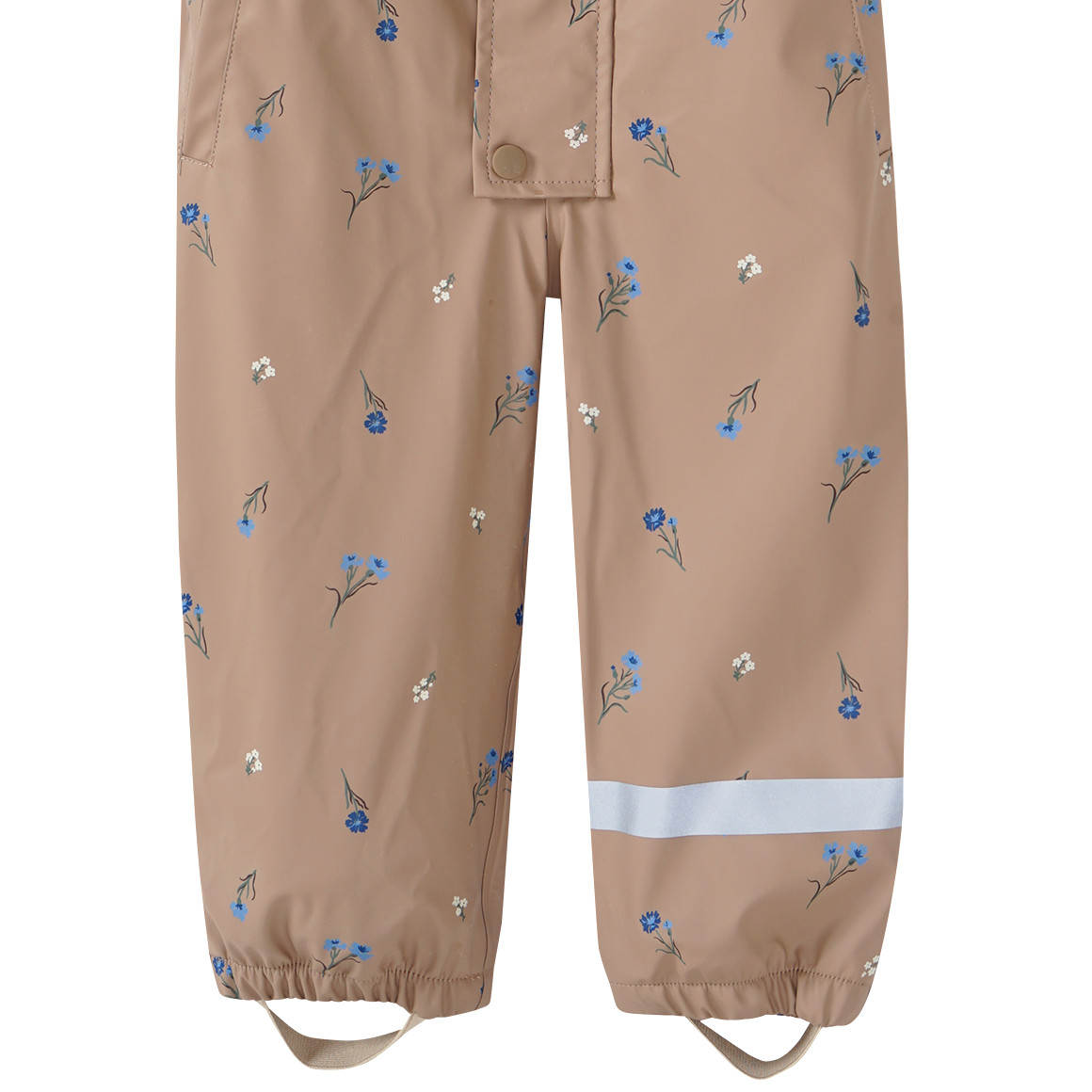 Topomini Pure Collection Baby Regenoverall mit recyceltem Material hellbraun