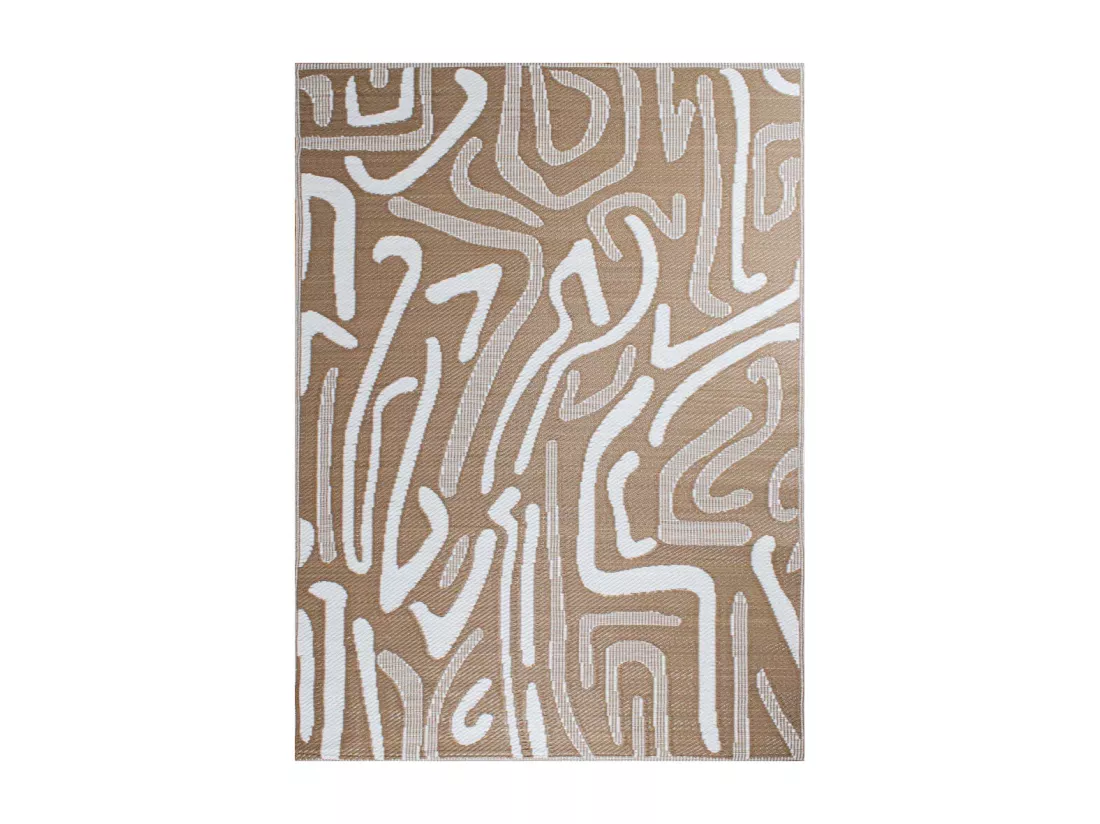 Tapis extérieur en polypropylène Spargi 1741 beige 150 x 220 cm