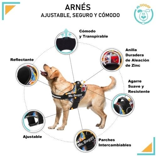 Coleira para cães com estampa personalizada de quadrinhos do Super Doggy