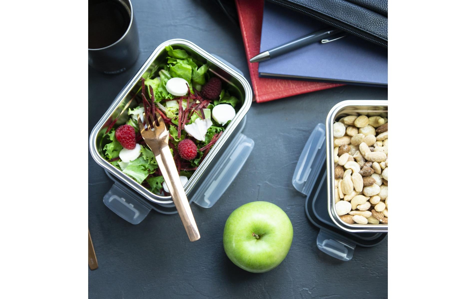 Lunchbox Safety 1200 ml, SilberAufbewahrungsbox