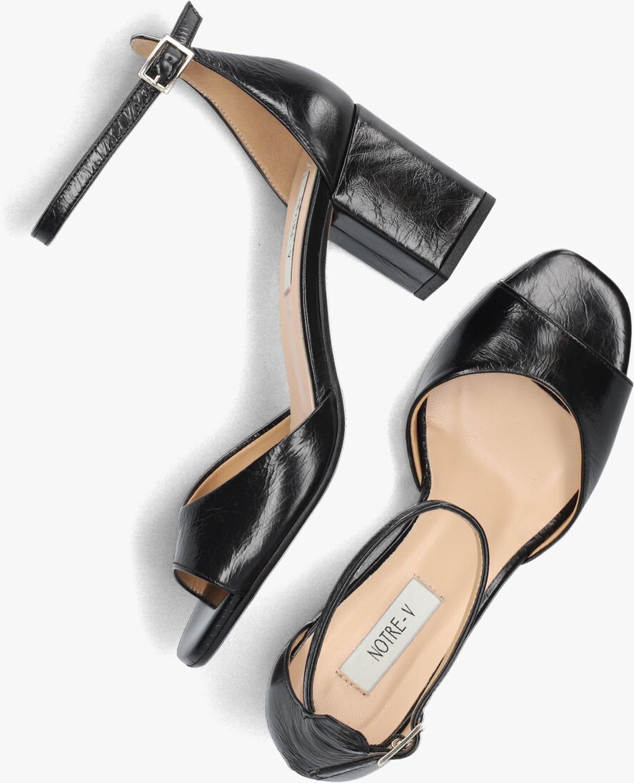 zwarte notre-v sandalen 16054