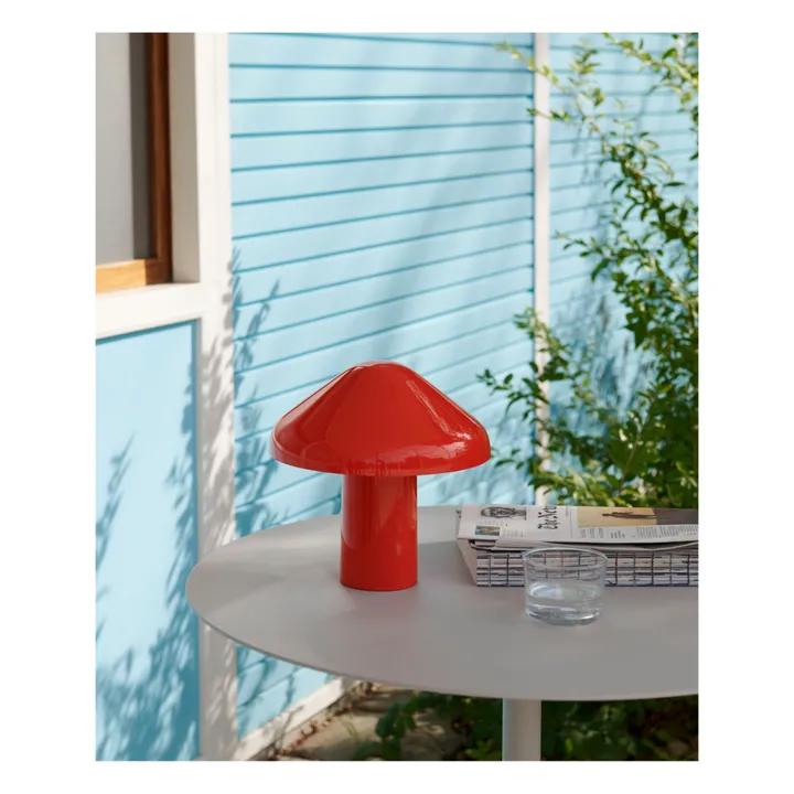 Hay Lampe à poser Pao portative | Rouge