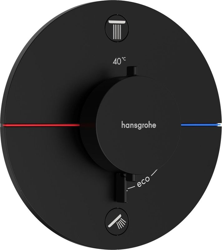 Hansgrohe - Showerselect Comfort S - Inbouw Thermostaat - Mat Zwart