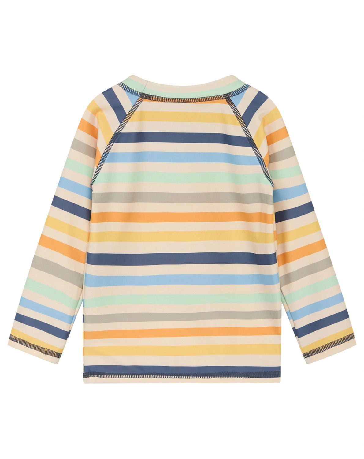 Langarm-Badeshirt MAIAK STRIPES in peony blue