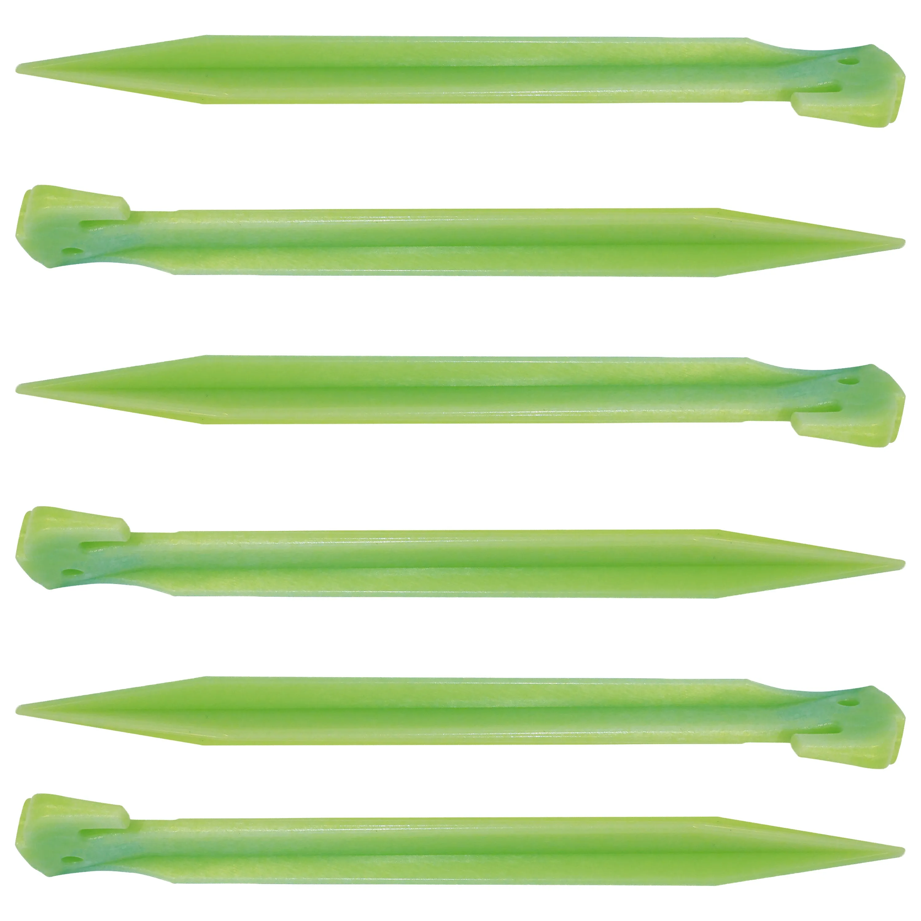 High Peak -  High Peak Hering ABS Glühwurm grün 6er Set