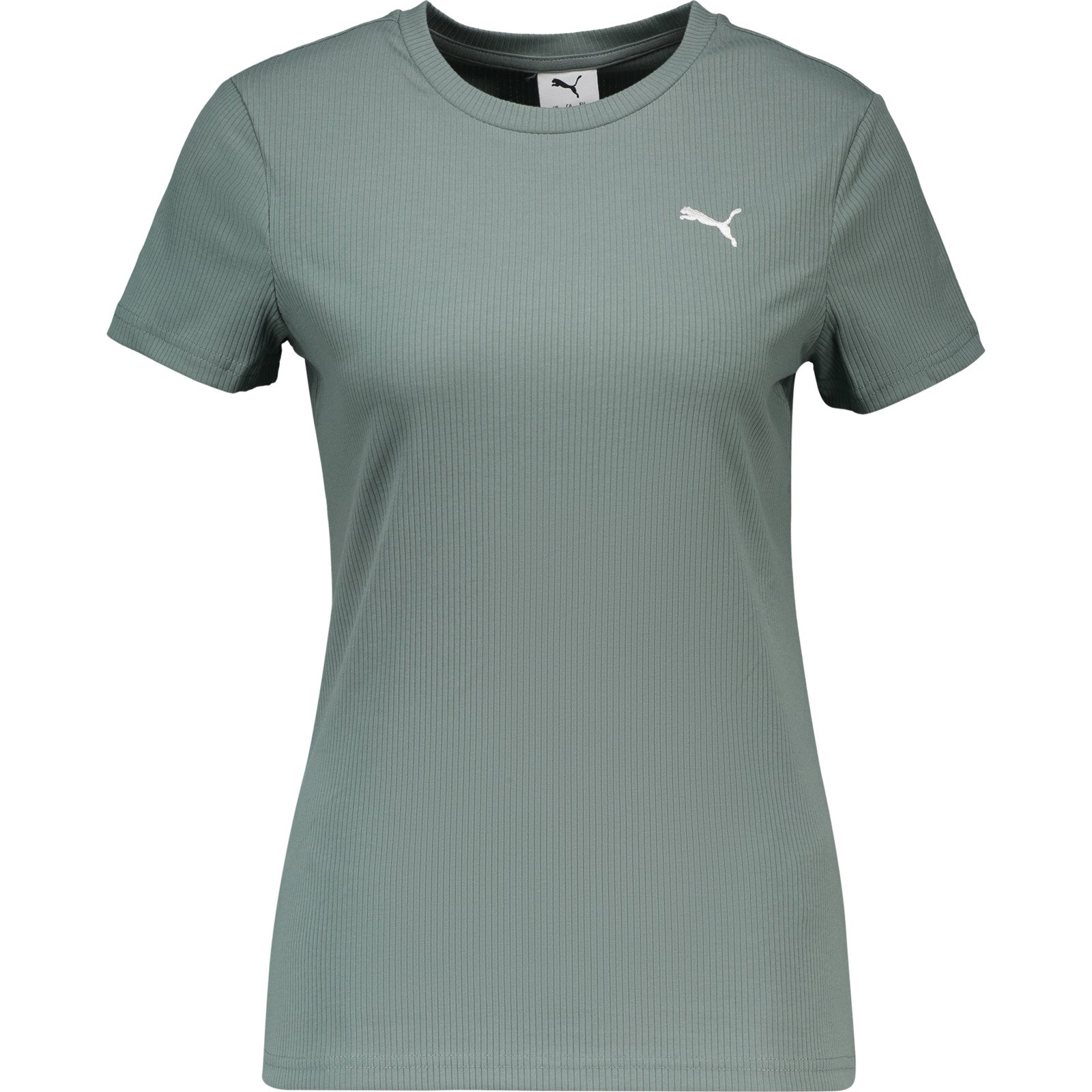 Puma Damen-T-Shirt Ess Elevated Ripp Tee XL, hellgrün