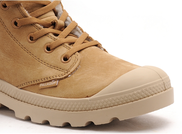 Palladium boots bottine plates femme pampa hi zip wl dear beige